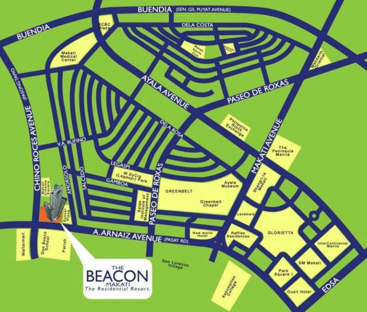 Beacon Makati Condo Free Pool Access Free Wifi 100Mbps & Free Netflix Manille Extérieur photo