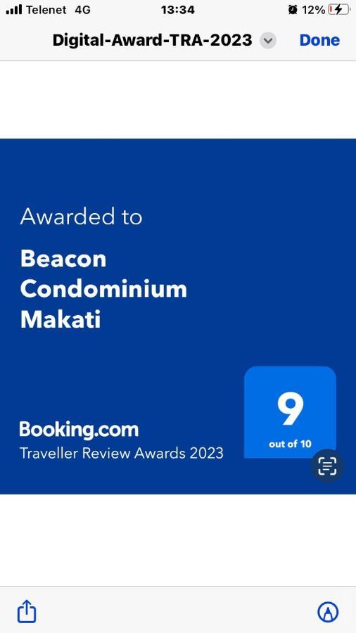 Beacon Makati Condo Free Pool Access Free Wifi 100Mbps & Free Netflix Manille Extérieur photo